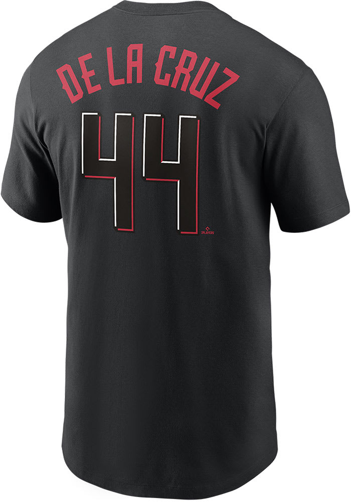 Elly De La Cruz Cincinnati Reds Men's Backer T-Shirt - Ash