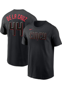 Elly De La Cruz Cincinnati Reds Black CC NN Short Sleeve Player T Shirt