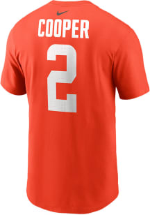 Amari Cooper Cleveland Browns Orange NN Tee Short Sleeve Player T Shirt