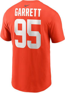 Myles Garrett Cleveland Browns Orange NN Tee Short Sleeve Player T Shirt