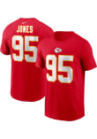 Chris Jones Kansas City Chiefs Red NN Tee Short Sleeve Player T Shirt