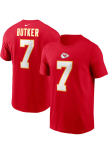 Harrison Butker Kansas City Chiefs Red NN Tee Short Sleeve Player T Shirt