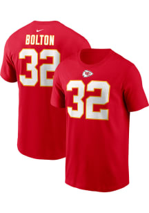 Nick Bolton Kansas City Chiefs Red NN Tee Short Sleeve Player T Shirt