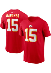 Patrick Mahomes Kansas City Chiefs Red NN Tee Short Sleeve Player T Shirt