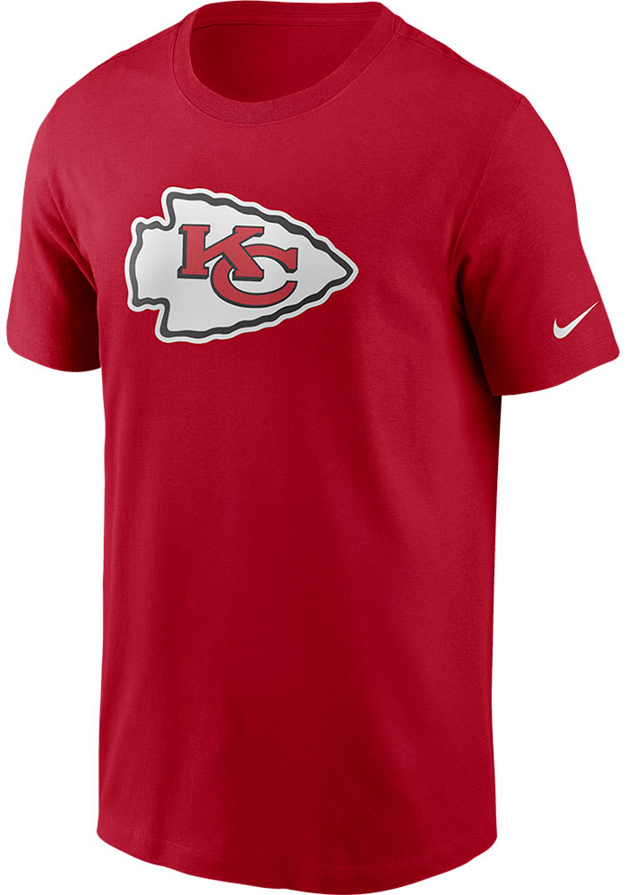 Nike Kansas City Chiefs Red Logo Essential Short Sleeve T Shirt