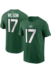 Garrett Wilson New York Jets Green NN Tee Short Sleeve Player T Shirt