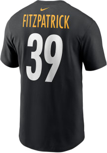Minkah Fitzpatrick Pittsburgh Steelers Black NN Tee Short Sleeve Player T Shirt