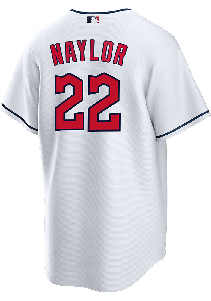 Cleveland Indians No31 Josh Naylor Men's Nike Navy Alternate 2020 Authentic Player Jersey