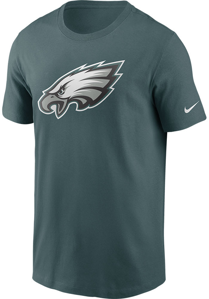 Nike Philadelphia Eagles Midnight Green Logo Essential Short Sleeve T Shirt
