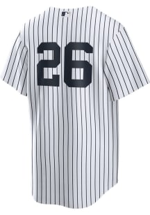 DJ LeMahieu New York Yankees Mens Replica Home Number Only Jersey - White