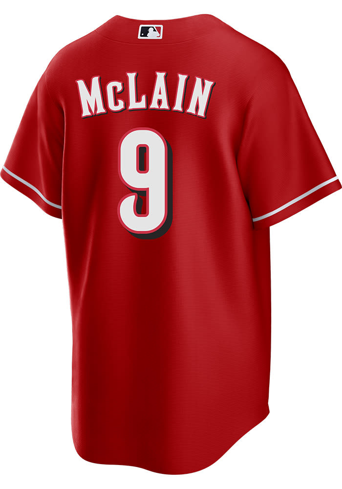 Matt McLain Men's Cincinnati Reds Pitch Fashion Jersey - Black Replica