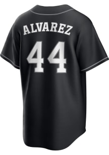 Yordan Alvarez Houston Astros Mens Replica Alt Fashion Jersey - Black