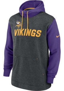 Nike Minnesota Vikings Mens Charcoal Legacy Fashion Hood