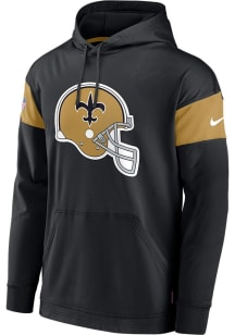 Nike New Orleans Saints Mens Black Jersey Hood