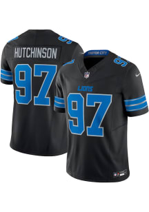 Aidan Hutchinson Nike Detroit Lions Mens Black Vapor F.U.S.E. Limited Football Jersey