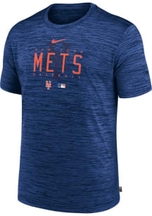 Nike New York Mets Blue Velocity Short Sleeve T Shirt