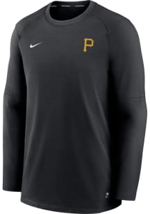Nike Pittsburgh Pirates Mens Black Pregame Long Sleeve Sweatshirt