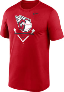 Nike Cleveland Guardians Red Legend Short Sleeve T Shirt