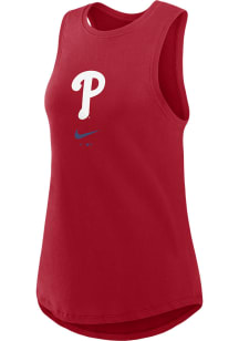 Nike Philadelphia Phillies Womens Red Primetime Tank Top