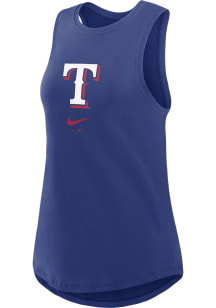 Nike Texas Rangers Womens Blue Primetime Tank Top