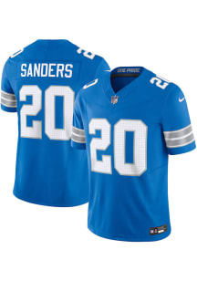 Barry Sanders Nike Detroit Lions Mens Blue Vapor F.U.S.E. Limited Football Jersey