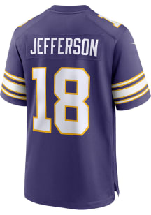 Justin Jefferson  Nike Minnesota Vikings Purple Alt Football Jersey