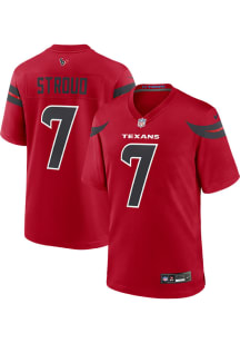 CJ Stroud  Nike Houston Texans Red 2024 Alt Game Football Jersey