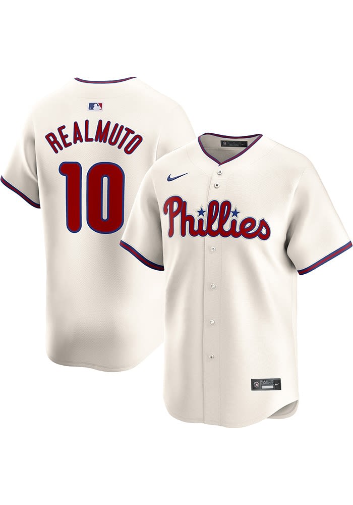 Shops NWT JT Realmuto Philadelphia Phillies Nike Home Jersey - White size M