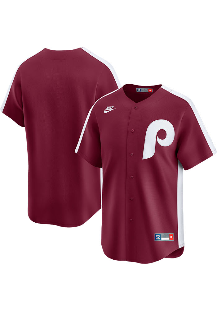 Philadelphia Phillies Nike Cooperstown Cooperstown Jersey - MAROON