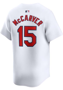 Tim McCarver Nike St Louis Cardinals Mens White Home Limited Baseball Jersey