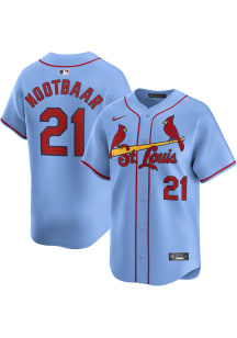 Lars Nootbaar Nike St Louis Cardinals Mens Light Blue Alt Limited Baseball Jersey
