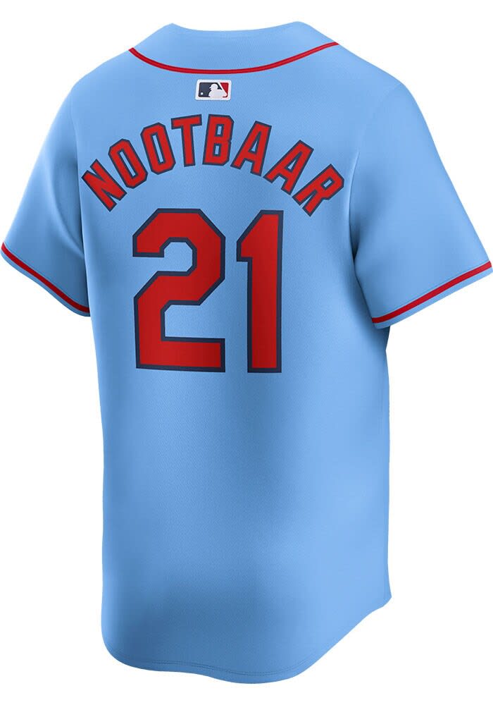 Lars Nootbaar St Louis Cardinals Mens LIGHT BLUE Alt 2024
