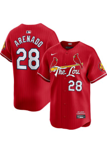 Nolan Arenado Nike St Louis Cardinals Mens Red City Connect Ltd Limited Baseball Jersey