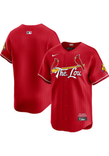 Nike St Louis Cardinals Mens Red City Connect Ltd Limited Baseball Jersey