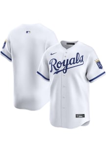 Nike Kansas City Royals Mens White Home Limited Baseball Jersey