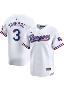 Leody Taveras Nike Texas Rangers Mens White Home Limited Baseball Jersey