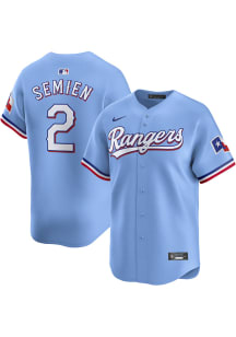 Marcus Semien Nike Texas Rangers Mens Light Blue Alt Limited Baseball Jersey