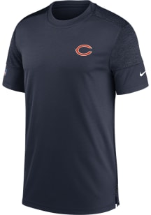 Nike Chicago Bears Navy Blue Coach UV Short Sleeve T Shirt