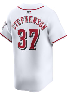 Tyler Stephenson Nike Cincinnati Reds Mens White Home Limited Baseball Jersey