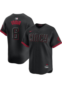 Jonathan India Nike Cincinnati Reds Mens Black City Connect Ltd Limited Baseball Jersey