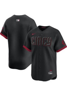 Nike Cincinnati Reds Mens Black City Connect Ltd Limited Baseball Jersey