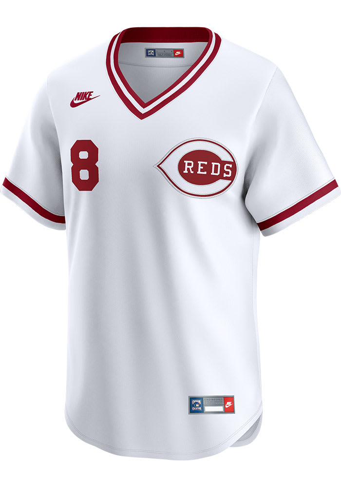 Joe Morgan Cincinnati Reds Nike Cooperstown Jersey - White