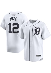 Casey Mize Nike Detroit Tigers Mens White Home Limited Baseball Jersey