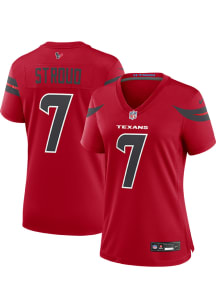 CJ Stroud  Nike Houston Texans Womens Red 2024 Alt Game Football Jersey