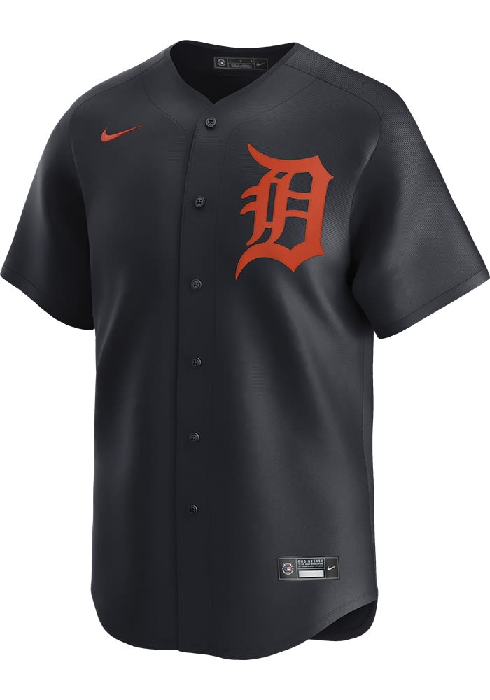 Nike Detroit Tigers ベースボールシャツ Nike Detroit Tigers Mens NAVY Alt 2024 Limited Baseball