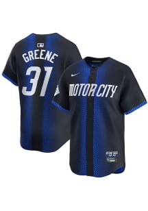 Riley Greene Nike Detroit Tigers Mens Navy Blue City Connect Ltd Limited Baseball Jersey