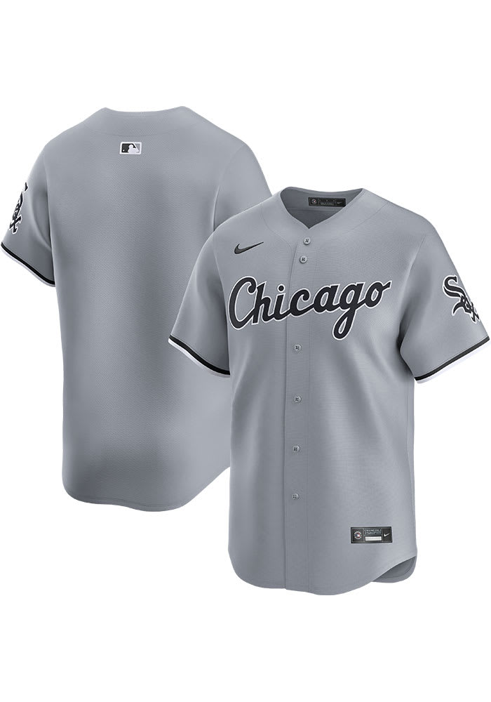 Nike Chicago White Sox Mens GREY Road 2024 Limited Baseball