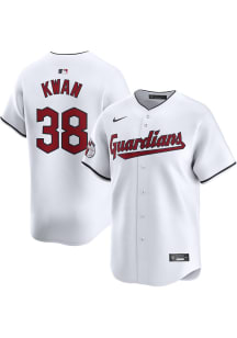 Steven Kwan Nike Cleveland Guardians Mens White Home Limited Baseball Jersey