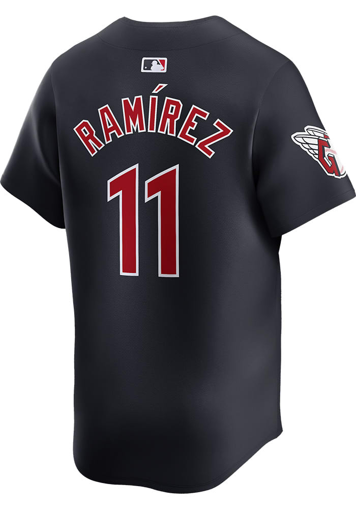 Jose Ramirez Cleveland Guardians Mens Alt Limited Baseball Jersey - NAVY