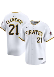 Roberto Clemente Nike Pittsburgh Pirates Mens White Home Limited Baseball Jersey